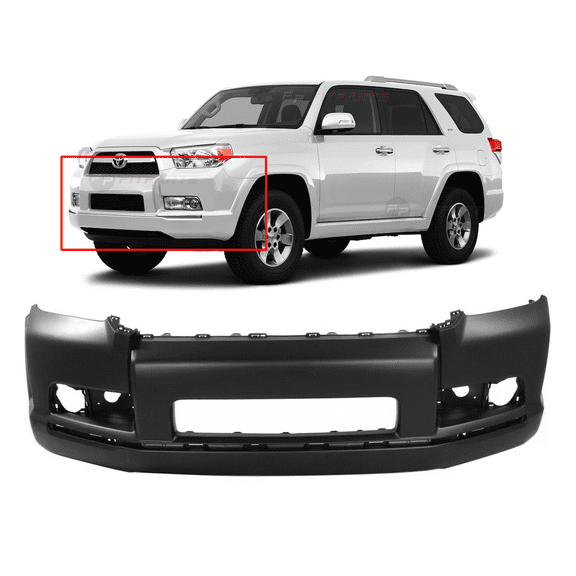 DCP Front Bumper Cover For 2010-2013 Toyota 4Runner Primed TO1000364