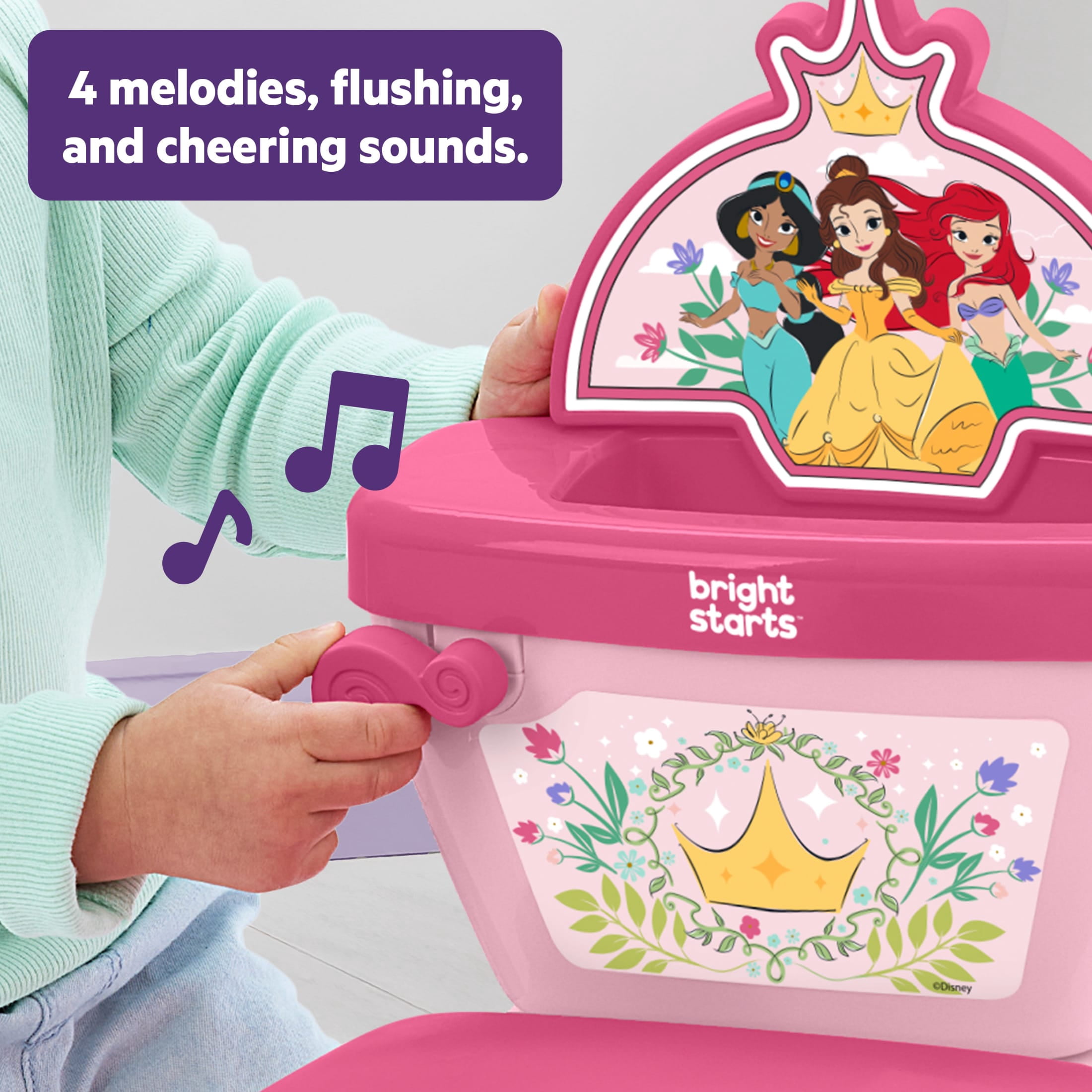 Disney Princess My Size Potty 2-in-1 System, Pink, Toddler
