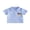 Blue2, variant on Toddler Little Boys Back to School Shirt Adorable Pencil Embroidery Short Sleeve Lapel Button Down Striped Tops Summer Clothes 1-6 Years
