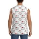 thumbnail image 4 of Fotbe I Love My Dad Men's Camiseta sin Mangas Estampada para Hombres, Playera Casual para Gimnasio, Entrenamiento, Playa-XX-Large, 4 of 7