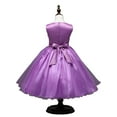 thumbnail image 3 of Styles I Love Little Kid Girls Sleeveless Sequin Tulle Flower Girl Dress Wedding Pageant Party Dresses 2-8Y, 5 Colors (Purple, 160/7-8 Years), 3 of 5