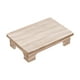 thumbnail image 1 of Mesa de centro baja de madera, elegante taburete minimalista multiusos, macetero para balcón 50x28x10cm, 1 of 9