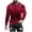 Mens T Shirts Red, variant on Mens Plus Size Crewneck T-Shirts Big & Tall S-5X Long Sleeve Stretchy Slim Tees Tops Casual Stripe Printed Basic Comfort Pullover T-Shirts