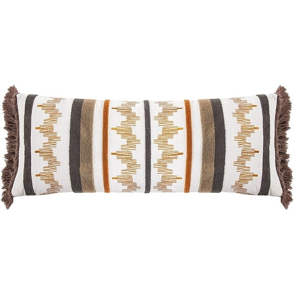 HiEnd Accents Aria Embroidery Lumber Pillow