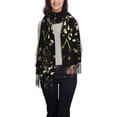 thumbnail image 2 of Women's Fashion Tassel Scarf, Interesting Ants Ecological Long Shawl, Lightweight and Warm, 2 of 9