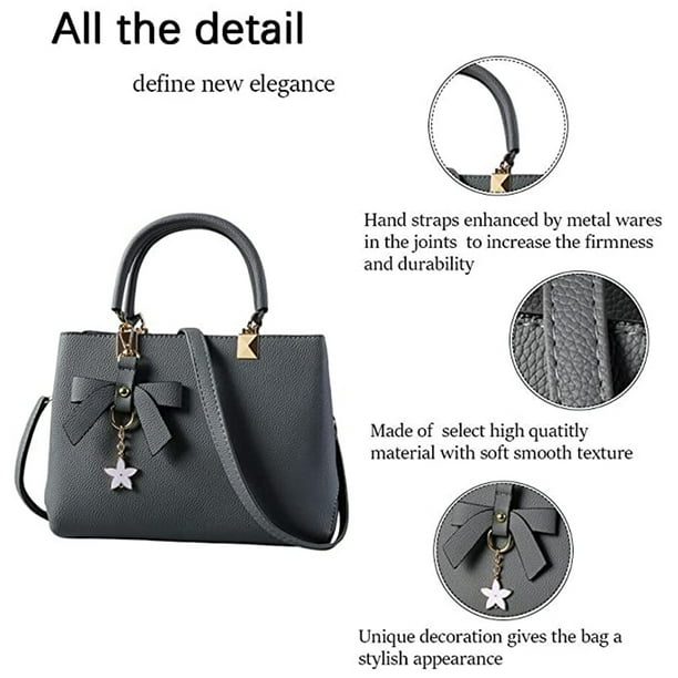 Sac à Main Bandoulière En Toile Femme – Mini Sac Messager Multi-poches – Chic