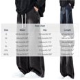 thumbnail image 3 of USNSM Men's Elastic Waist Baggy Jeans Y2K Wide Leg Loose Fit Denim Hip Hop Drawstring Multiple Pockets Cargo Casual Mid Rise Pull On Trousers Blue XXL, 3 of 7