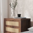 thumbnail image 3 of Night Stand, Easy Assembly 3 Layers Rugged Bedside Chest Elegant Multifunctional  For Living Room, 3 of 7