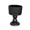 thumbnail image 3 of Copa de vino BLESIY vaso de champán vidrio esmerilado negro 200 ml, 3 of 8