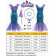 thumbnail image 5 of Conjunto de vestido de princesa sirena para niña: disfraz de juego de rol de Halloween,, 5 of 5