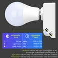 thumbnail image 4 of 2PCS E27 Lampholder Nut Socket with PIR Motion Sensing Switch Lamp Holder Nut Sock G22076, 4 of 6