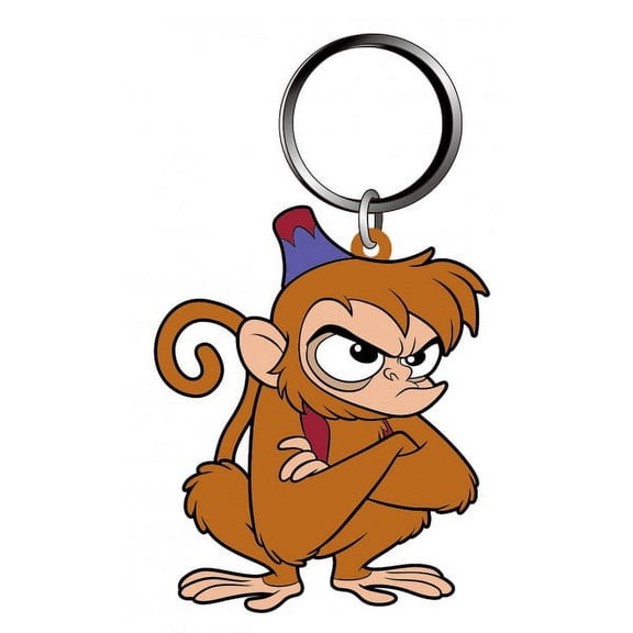 PVC Key Chain - Soft Touch Bag Clip - Disney - Alladin - Abu