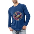 thumbnail image 1 of Styesk Chemises pour Hommes Sports Entraînement Physique Maison Noël Pyjamas Imprimés T-shirt Manches Longues Col Rond, 1 of 3