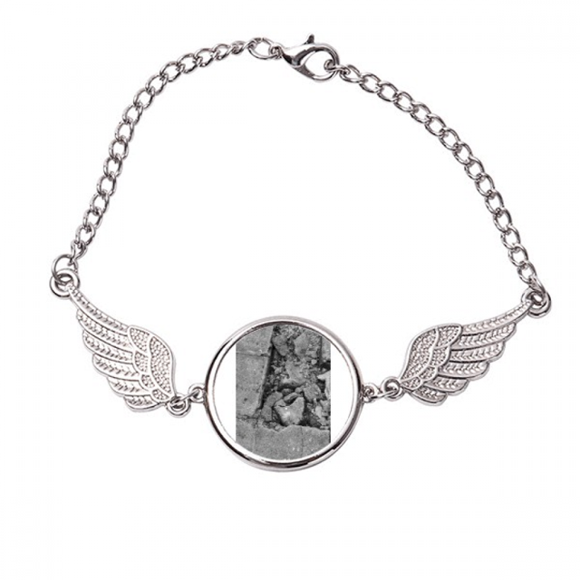 Material industrial la fotografia de modelaje Pulsera pulsera pulsera alas de ángel pulsera