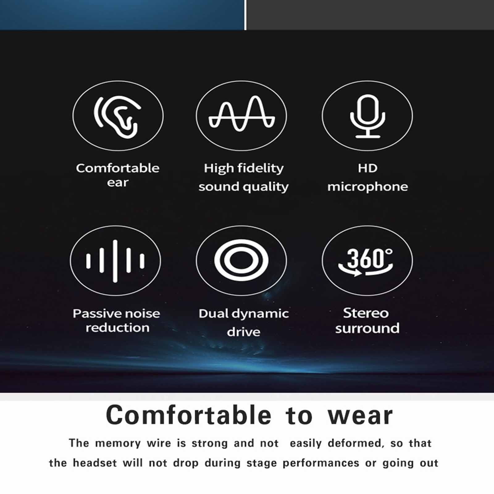 Wireless Headphones Over-Ear Headphones Active Noise Cancelling Bluetooth Headphones with Microphones, 42 Hours Playtime, HiFi Audio Adjustable Headphones for iPhone/Android/Samsung - Red