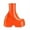 Orange, variant on Ankle Boots Platform Round Toe High Heel?Combat Boots (5.5, Red)