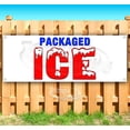 thumbnail image 1 of Packaged Ice 13 oz Vinyl Banner With Metal Grommets, 1 of 4