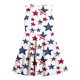 thumbnail image 5 of Odeerbi Niñas Día de La Independencia A-Línea Vestido de Tanque Verano Patriótico Estrella Raya Cuello Redondo Vestido de Sol Casual, 5 of 6