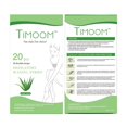 thumbnail image 3 of Dalazy 20pcs Dual-sided Depilatory Waxing Strips Cold Wax Bikini Hair Remover Aloe, 3 of 9