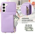 thumbnail image 3 of Dteck for Samsung Galaxy S21+ Plus Case with RFID Blocking Card Holder, Galaxy S21 Plus Crossbody Wallet Case Shockproof Purse PU Leather Protective Back Cover 6.6 Inch,Purple, 3 of 9