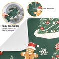 thumbnail image 2 of Yayeee Dish Drying Mat for Kitchen Counter 18"x24" Microfiber Absorbent Pad, Yellow Christmas Gingerbread, 2 of 7