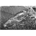 thumbnail image 1 of 24x36 gallery poster, 1000th B-29 Supergfortress bomber delivery ceremony at Wichita plant in February 1945, 1 of 1