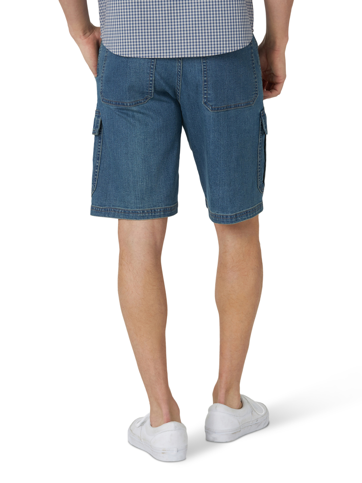 Wrangler Men's 7-Pocket Cargo Denim Shorts photo 2