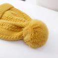 thumbnail image 4 of EQWLJWE Newborn Infant Baby Boys Girls Warm Knit Crochet Pompon Hat Beanie Cap+Scarf Girls' Hats Holiday Clearance, 4 of 7