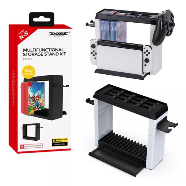 Torre de almacenamiento MR. GADGETS juegos Control para Nintendo Switch Color Blanco