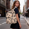 thumbnail image 5 of Pzuqiu Brown Duck Camo Teen Girls Backpack 17 Inch Kids Backpacks Portable School Bookbags with Adjustable Shoulder Strap Soft Travel Ruckpack Lightweight Laptop Daypack, 5 of 7