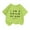 Light Green, variant on Kids Shirts For Girls Letter Short Sleeve Shirts For Girls Trendy Girls Summer Shirts Little Girls Clothes 4-6 Years Cute Girl Clothing