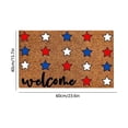 thumbnail image 3 of weibbin Independence Day Non Slip Doormat Patriotic Patterns Entrance Rug Durable Easy Clean Indoor Outdoor Entryway Floor Mat 16*23IN, 3 of 6