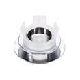 thumbnail image 3 of Uxcell 2 Pack 25.5mm Sink Trim Overflow Cover Ring Hole Insert in Round Caps Silver, 3 of 5