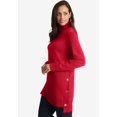 thumbnail image 3 of Jessica London Women's Plus Size Side Button Turtleneck, 3 of 5