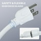 thumbnail image 4 of Cable de extensión para exteriores EP de 10 pies 16/3 SJTW con enchufe de 3 clavijas, 4 of 8