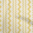 thumbnail image 1 of oneOone Velvet Yellow Fabric Vertical Chevron Fabric For Sewing Printed Craft Fabric By The Yard 58 Inch Wide, 1 of 4