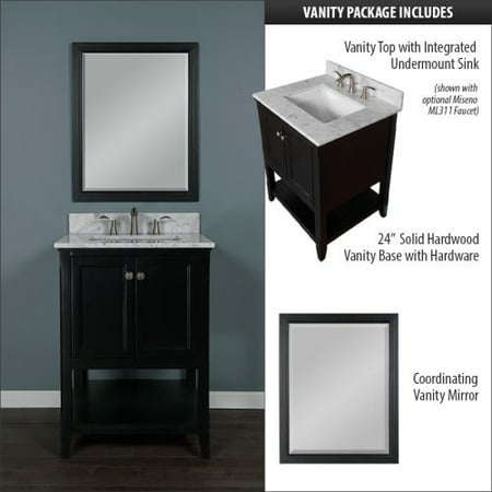Miseno Mva2421 Pescara 24 Free Standing Vanity Set With Wood This On Opens A Dialog That Displays Additional Images For Product With The Option To Zoom In Or Out