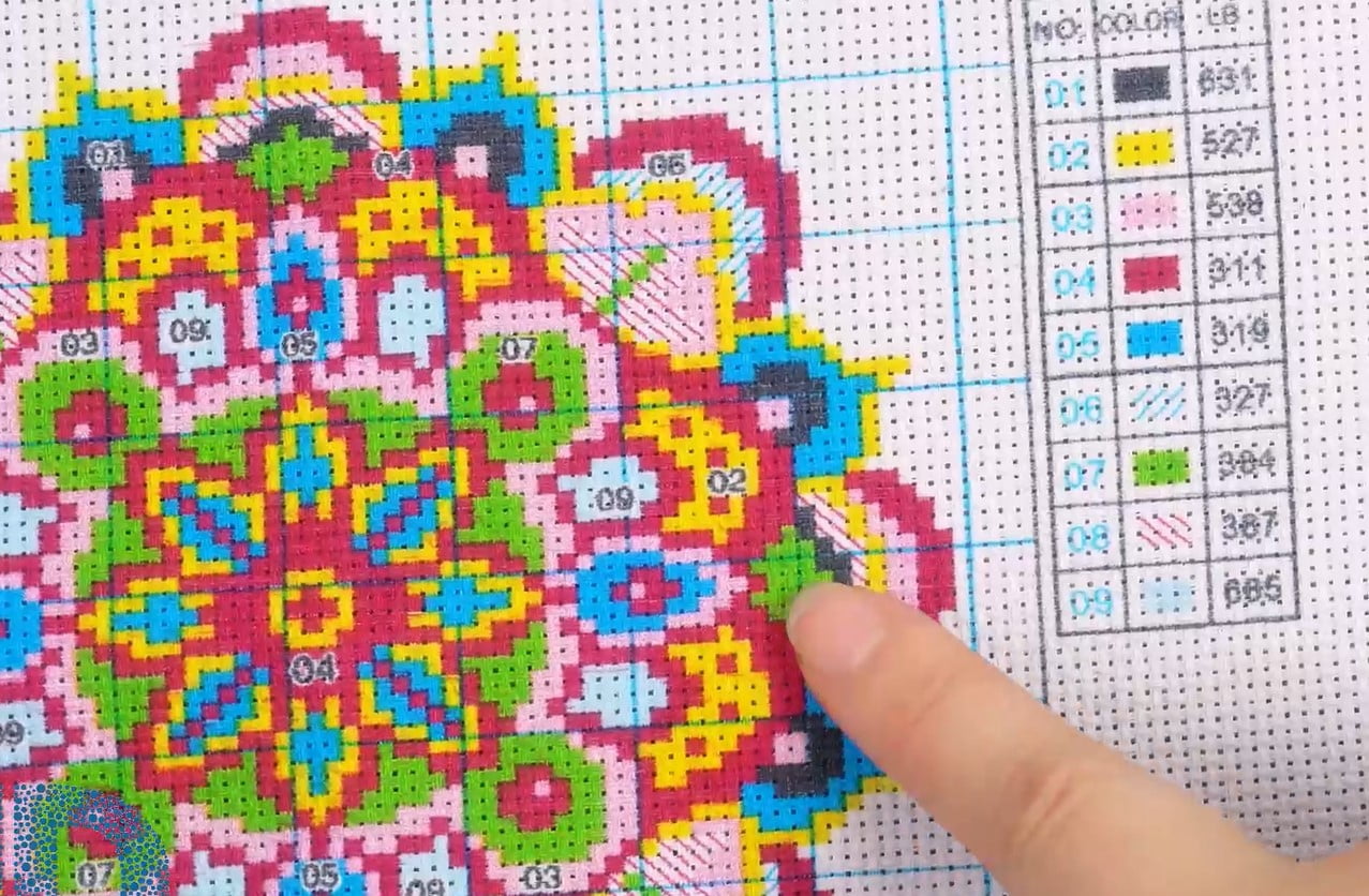 DIAMOND DOTZ® Sunflower Bouquet Special Edition No-Count Cross Stitch Kit