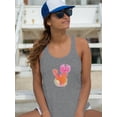 thumbnail image 2 of Mom Baby Watercolor Art Racerback Tank Women -Image by Shutterstock, Female XX-Large, 2 of 4