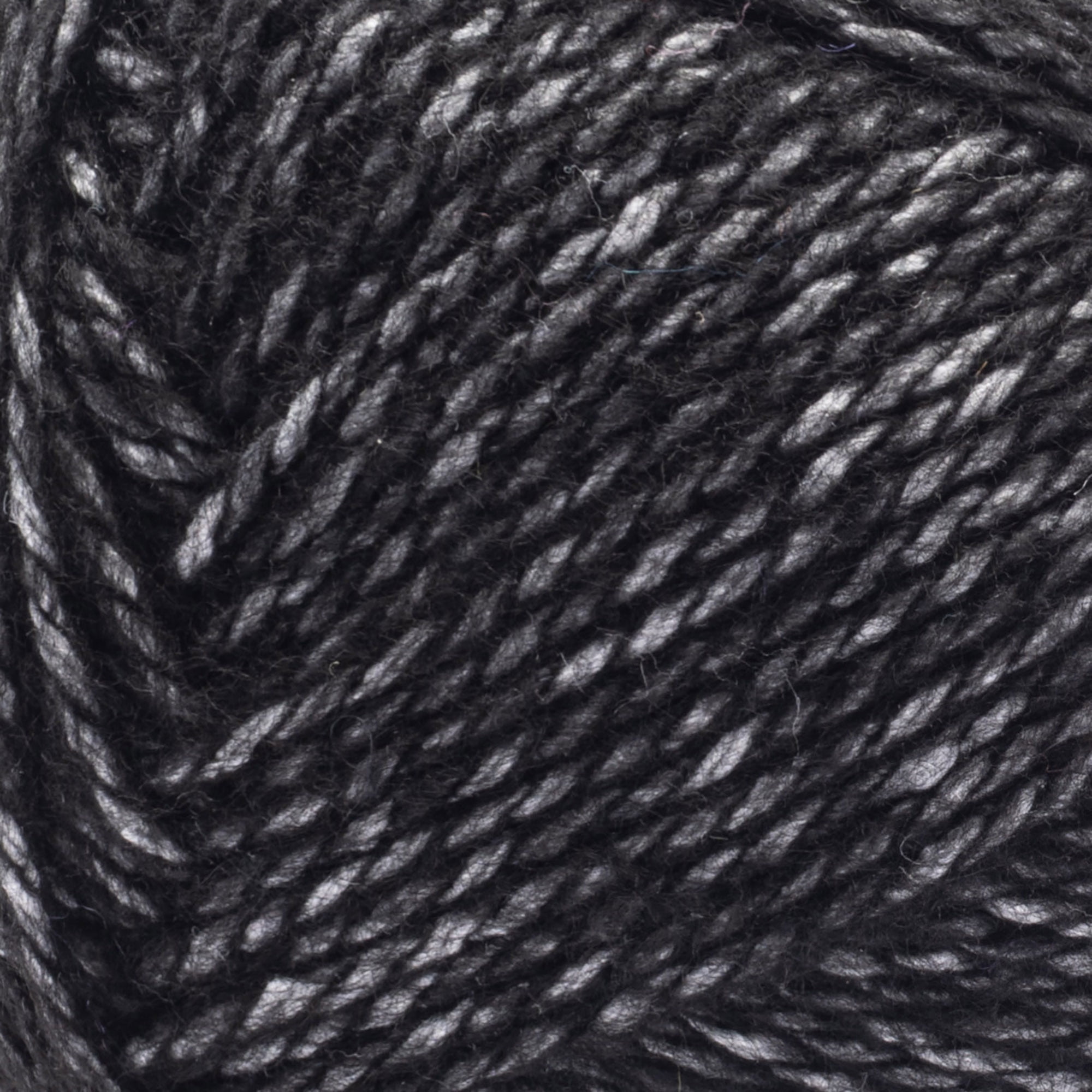 Bernat® Future Recycled Cotton™ #4 Worsted (Medium) Mixed Recycled Fibers Yarn, Charcoal 6oz/170g 419 Yards (3 Pack)