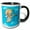 Black/White, variant on 3drose, Cupid, 11oz Two-tone Red Mug