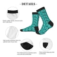 thumbnail image 4 of Rocae Ducks A for Adult Socks Casual Athletic Stretchy Loose Socks for Women Men Non-Slip Middle Tube Socks, 4 of 7