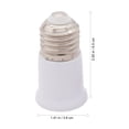 thumbnail image 2 of 10 adaptadores flexibles de extensión de bombilla LED E27 a E27., 2 of 7