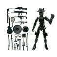 thumbnail image 1 of 13 Action Figure, 13 Action Figure 3D Printed Multi-Jointed Movable, Dummy 13 Action Figure, Creative Decompression Action Doll Set Assembly Model Ornament, Dark Gray, 1 of 3