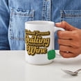 thumbnail image 4 of CafePress - Quilting With A Chance Of - 15 oz Ceramic Large White Novelty Mug, 4 of 6