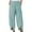 Green, variant on QUYUON Jogger Capris for Women Fashion Casual Spring And Summer Solid Color Stripe Long Wide Leg Trousers Athletic Capris Female Capris Style Q864 , Black XX-Large