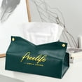 thumbnail image 4 of Tissue Paper Organizer Living Room Paper Box Faux Leather Napkin Contanier Car Paper Storage Case Desktop Tissue Box, 4 of 9