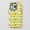 Design 01, variant on School Supplies Pattern For All iPhone Series Protective Phone Case Kawaii Yellow