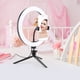 thumbnail image 4 of Luz de relleno USB de Anillo de luz LED de escritorio con soporte para teléfono trípode para transmisión en vivo de maquillaje, 4 of 14
