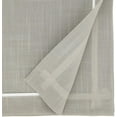 thumbnail image 3 of Fennco Styles Pleated Design Grey Table Runner 16" W X 70" L - Classic Border Table Cover for Everyday Use, Dining Room Décor, Family Gatherings and Special Occasions, 3 of 3